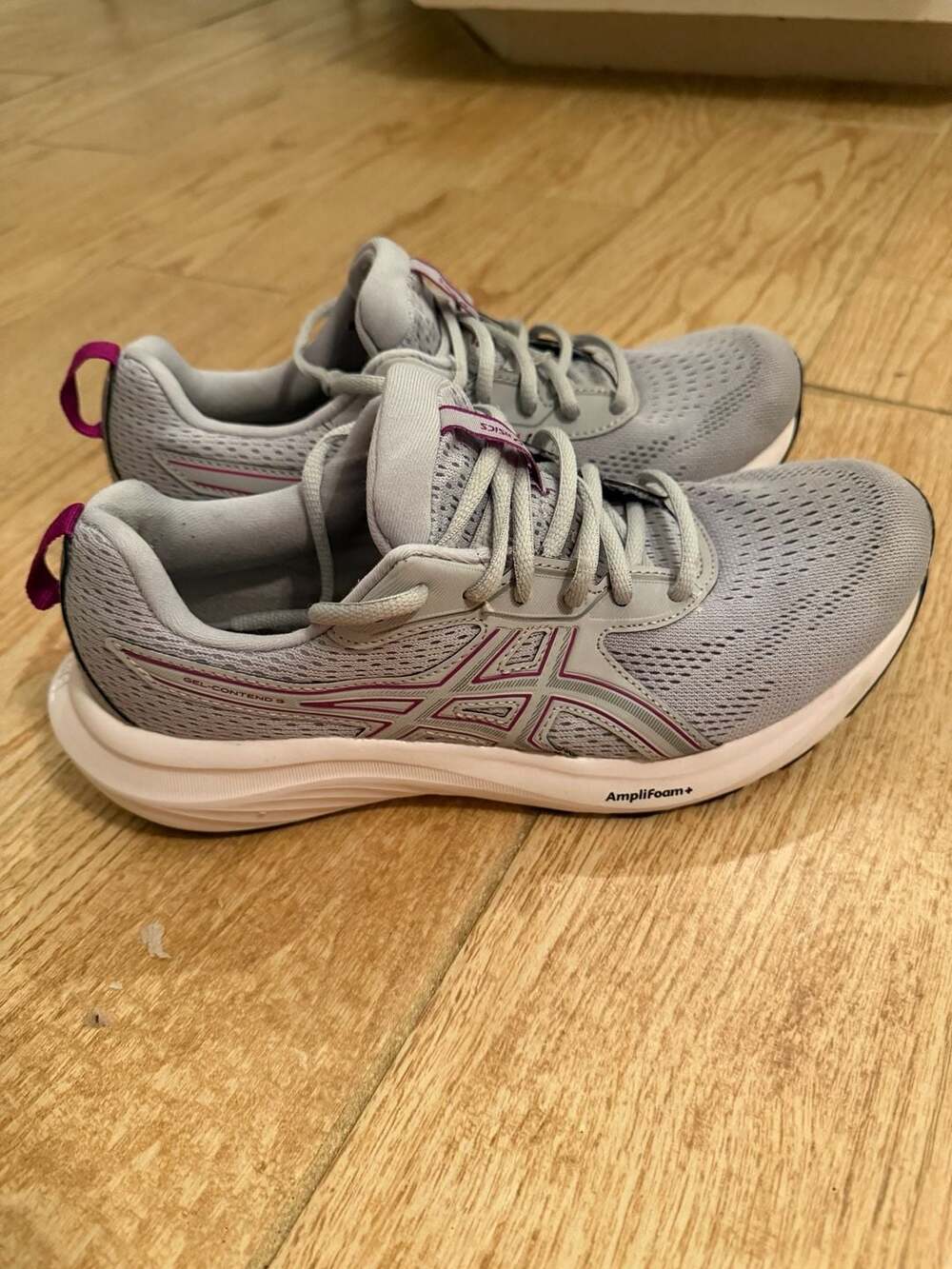 ASICS Women's GEL-Contend 9 Running Shoes in Piedmont Grey/Purple Spectrum